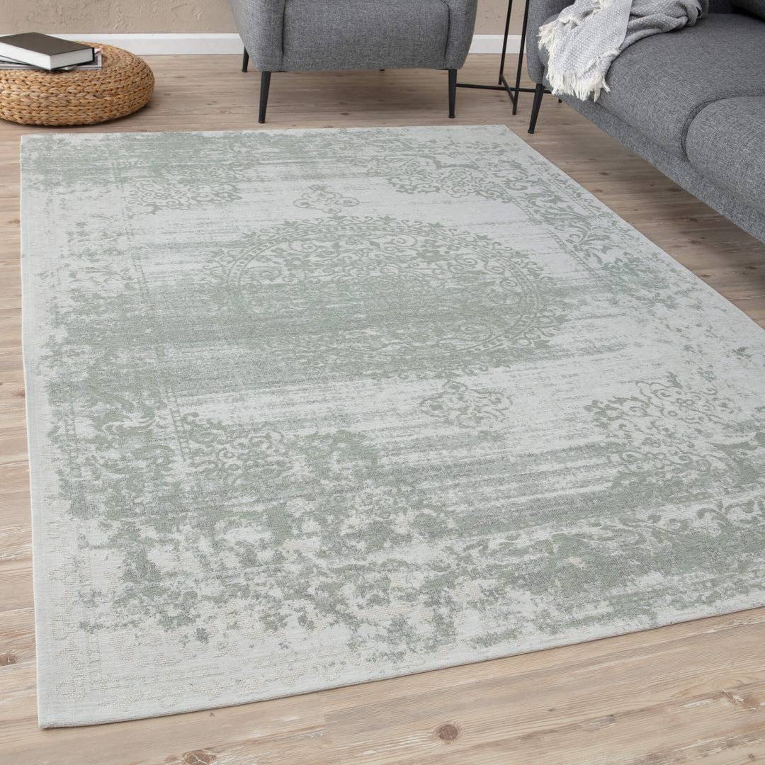THE RUGS Modern Washable Green