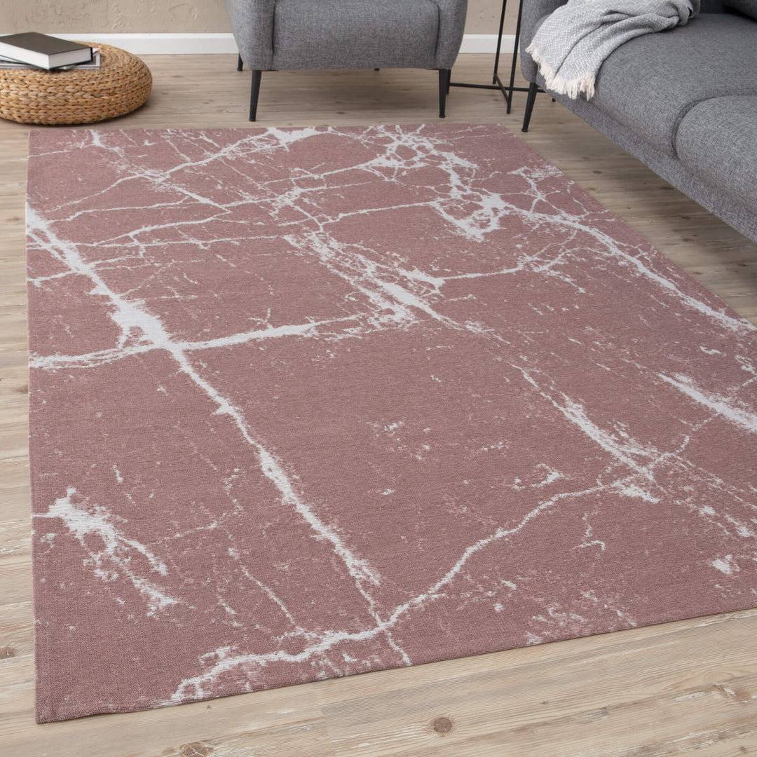 THE RUGS Modern Washable Pink, Blue