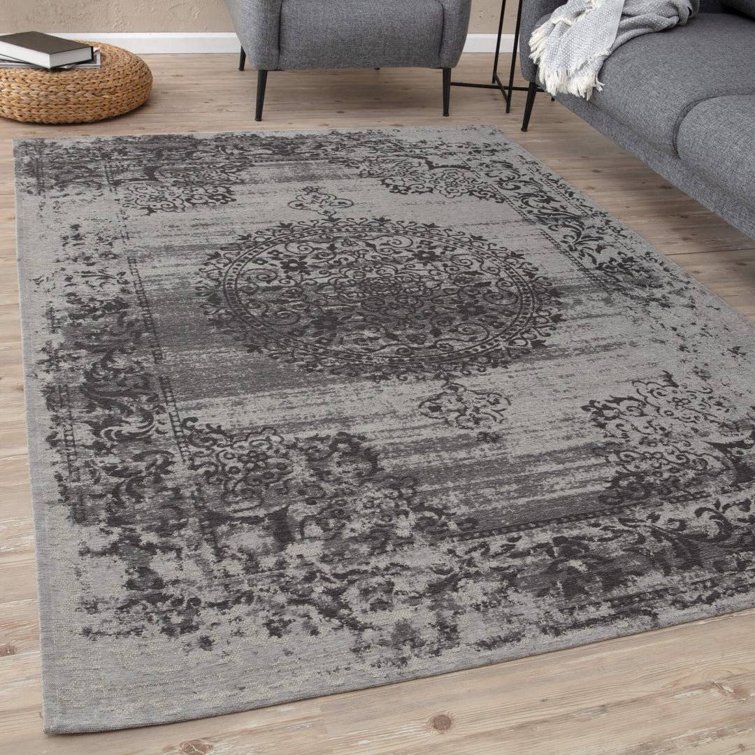 THE RUGS Modern Washable Grey
