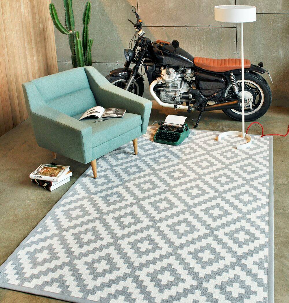 August Grove Epine Rug Silver