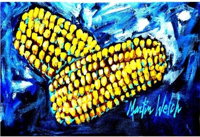 CoolCookware Two Corn Fabric Place Mat