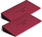 EVA Foam Wedges Twin Pack Pair Raspberry