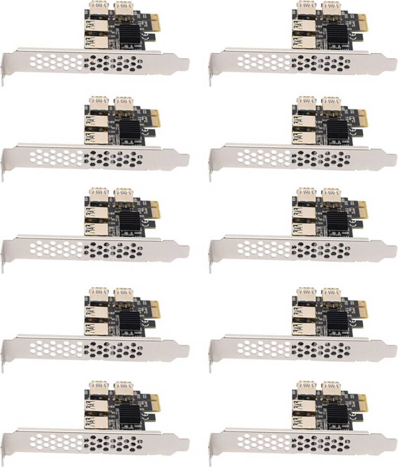 Tlily 10X New 4 Ports Riser