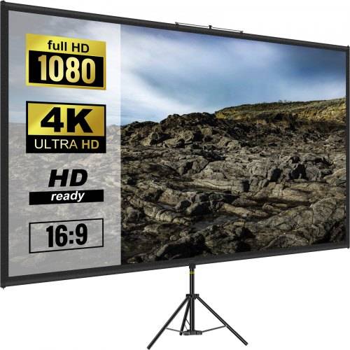 VEVOR 110 Inch Tripod Projector Screen