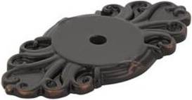 PatioPlus Back Plate for Knobs Ribbon & Reed, Oil 1pcs