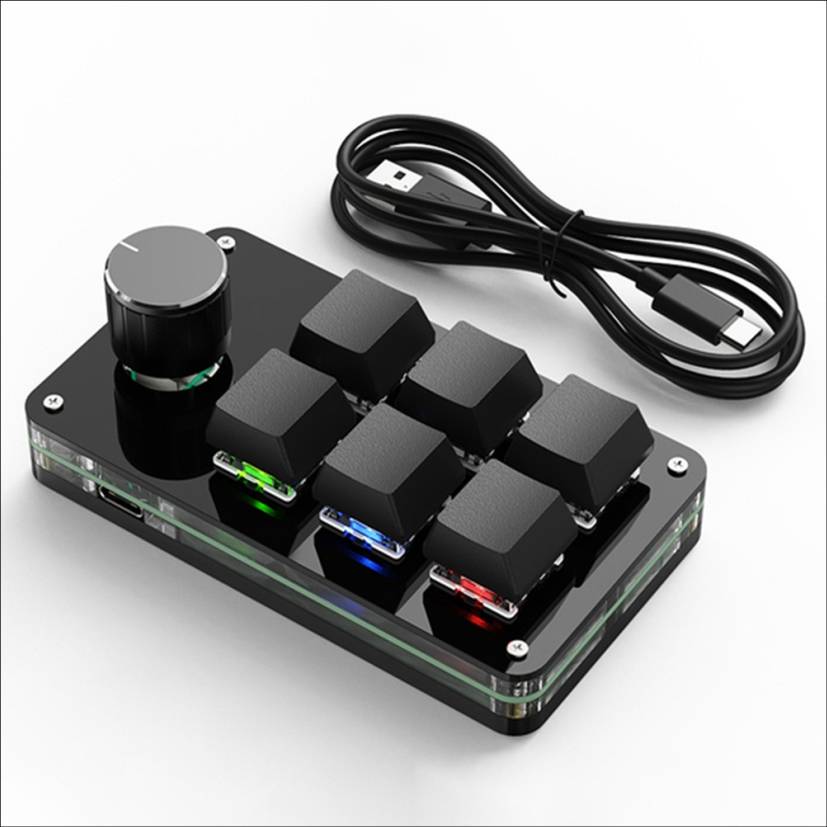 Tlily Custom Knob Keyboard Keypad, RGB
