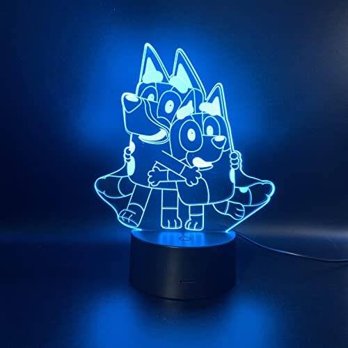 Bluey Color Changing USB Sleep Night Light