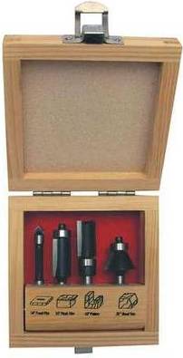 Router bit set Zoro Select Router Bit Set,4 Pc