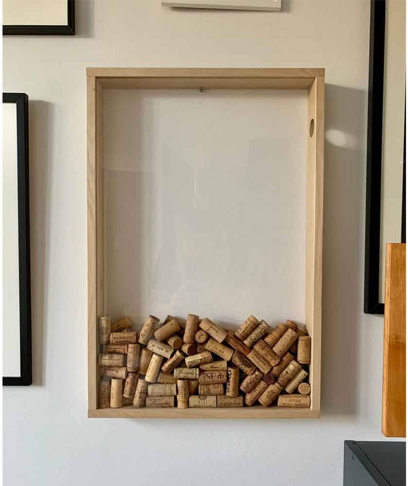 4161OAK Corkframe Wine Rack