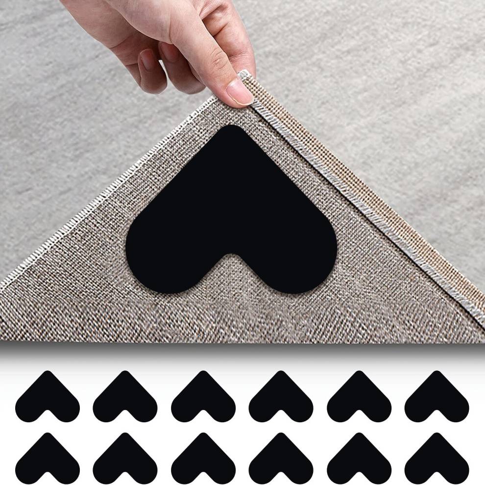 Double side sticker Torribaly 4pcs Rug Gripper Double Sided