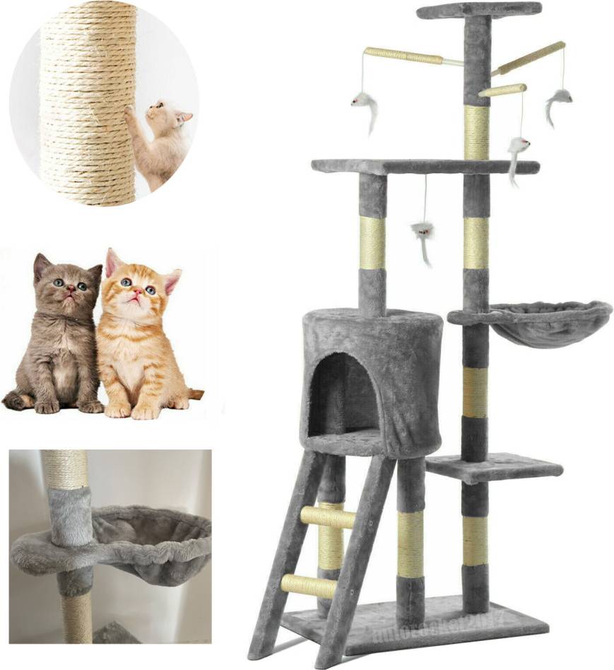YouseaHome Tree Cat Scratch Posts Cats Scratching Post 140cm Cat