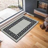 Serdim Rugs Machine Washable Anti Grey
