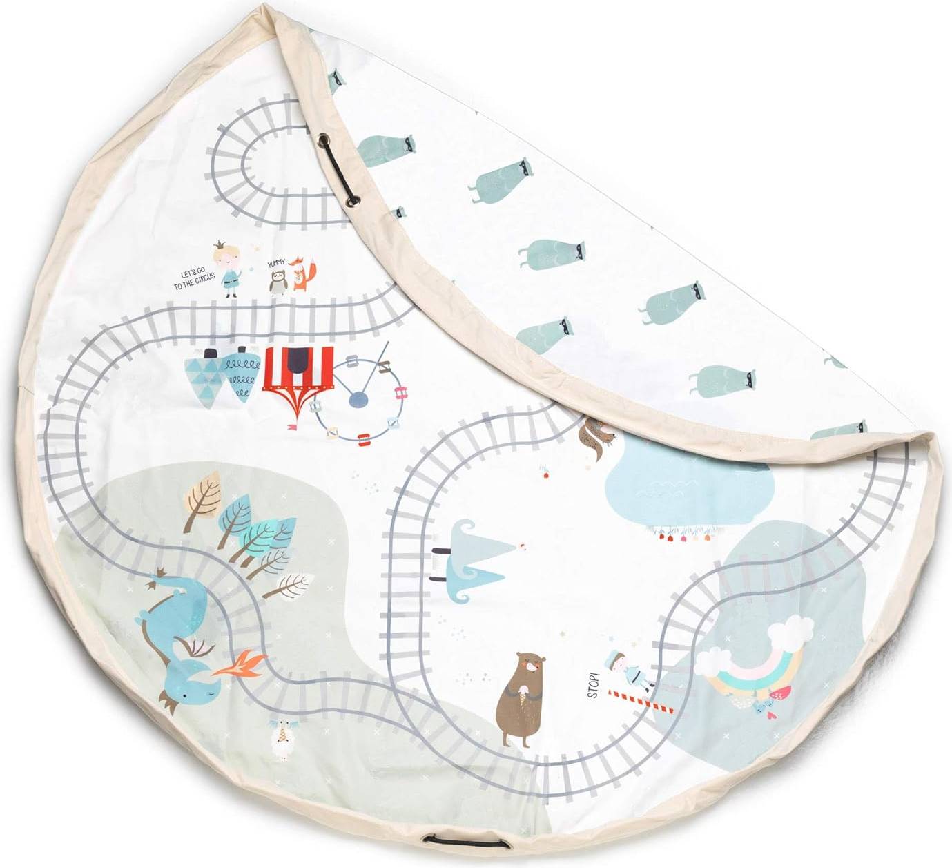 Drawstring Play Mat Storage Bag