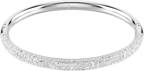 Meteora Bangle - Silver/Transparent