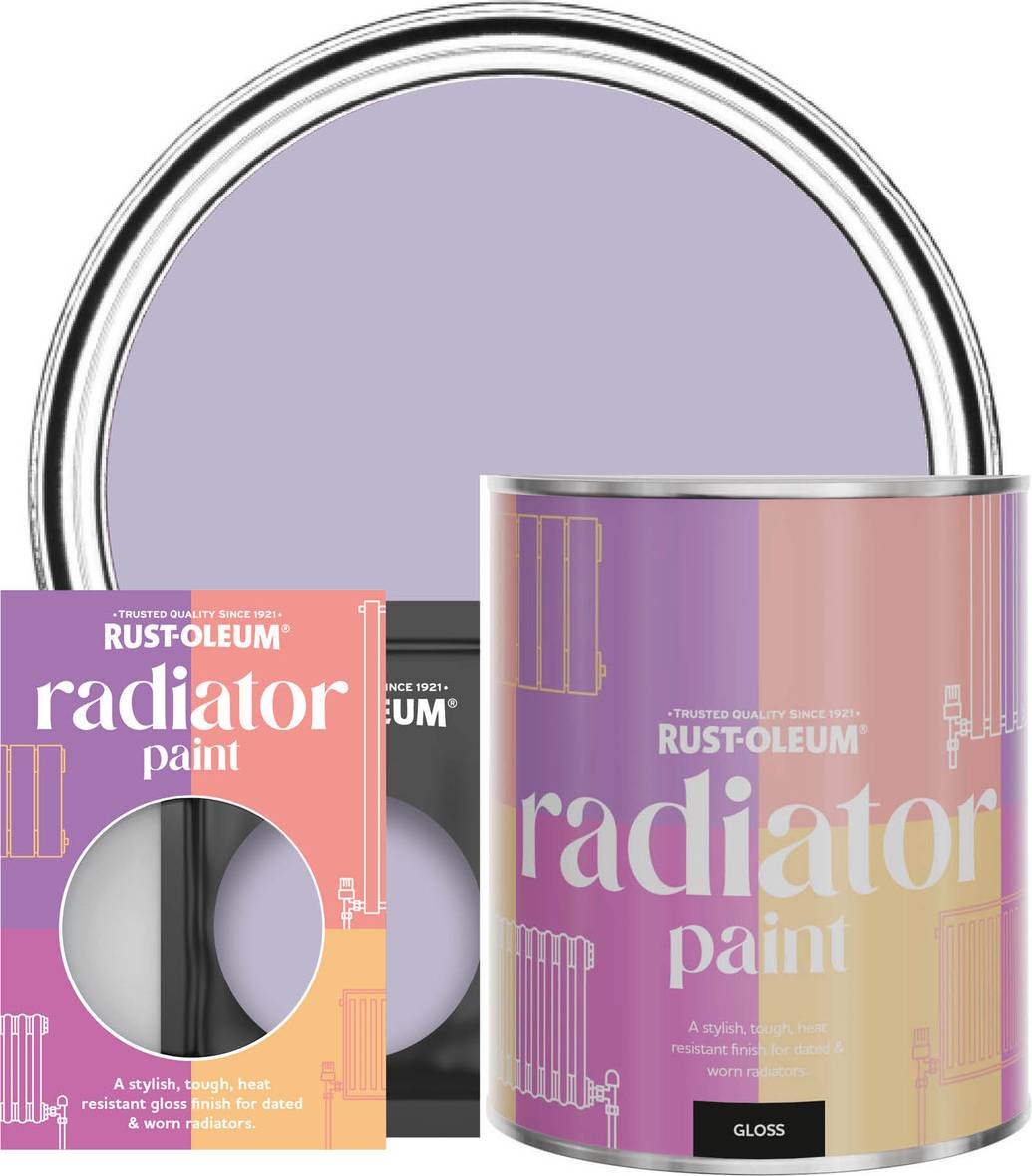 Rust-Oleum Radiator Paint, Gloss Finish Wisteria Radiator Paint 0.75L