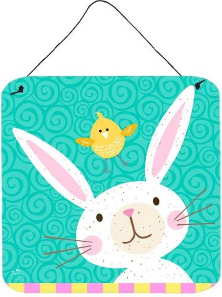 ComfortCreator Happy Easter Rabbit Wall Decor
