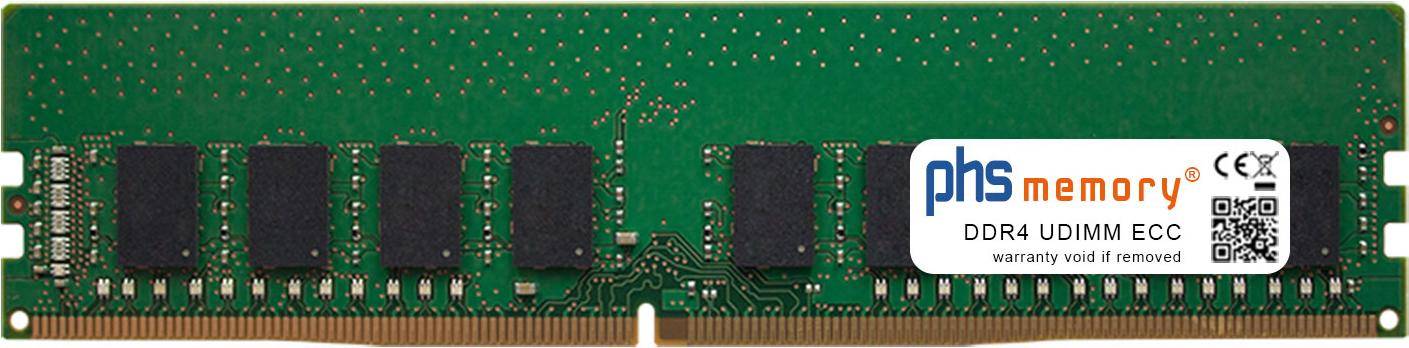 PHS-memory 8GB DDR4 UDIMM ECC RAM