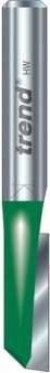 Trend CRAFTPRO Single Flute Router Cutter 6.3mm 12.7mm 1/4"