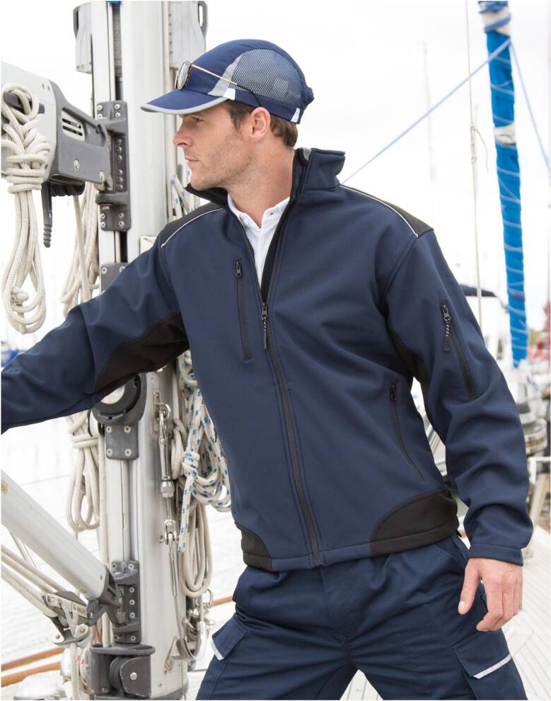 Veste Softshell Ripstop Bleu