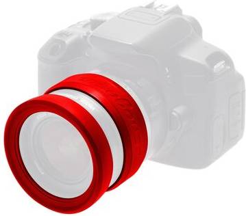 Lens Rim Lens Protection System 52mm Red