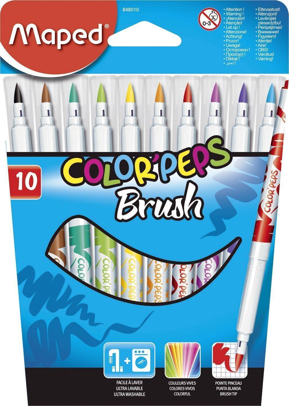Color' Peps Penseltusser 10 stk.