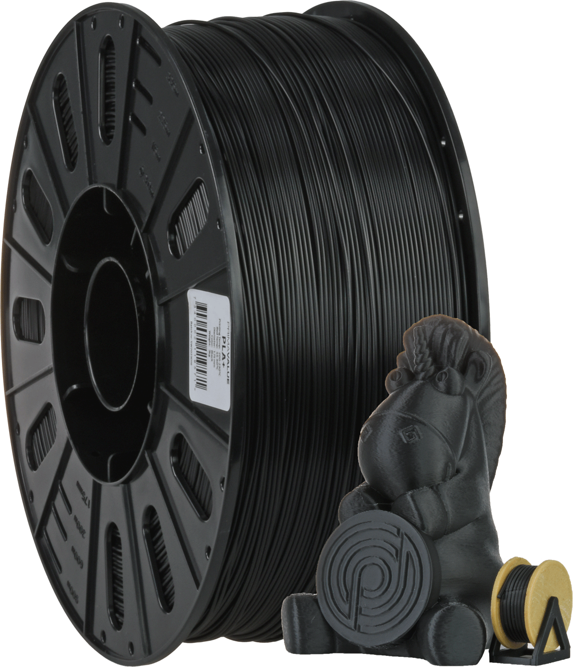 PrimaCreator PrimaValue PLA+ 1.75mm 3kg Sort