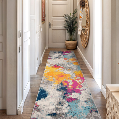 World Rug Gallery Abstract Multicolor