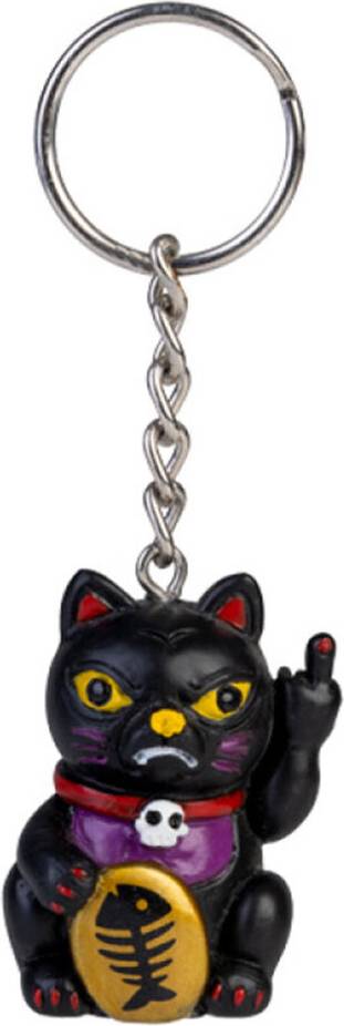 LatestBuy Rude Lucky Cat Keychain