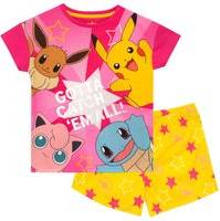 Pokémon Character Yellow Short Pyjamas