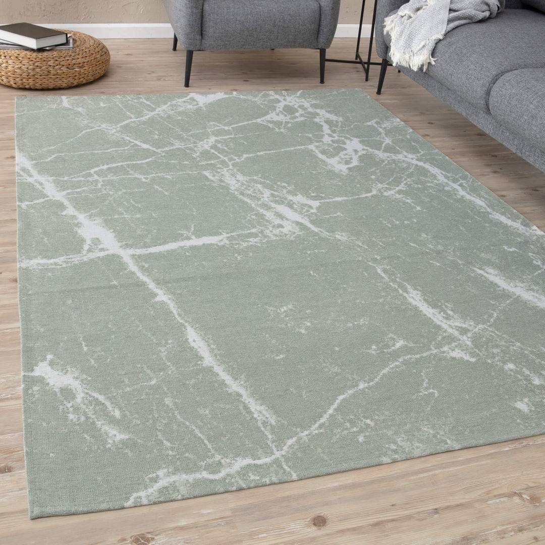 THE RUGS Modern Washable Green