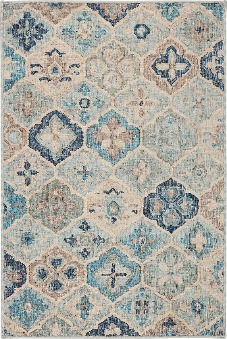 Dash and Albert Rugs 96 Blue