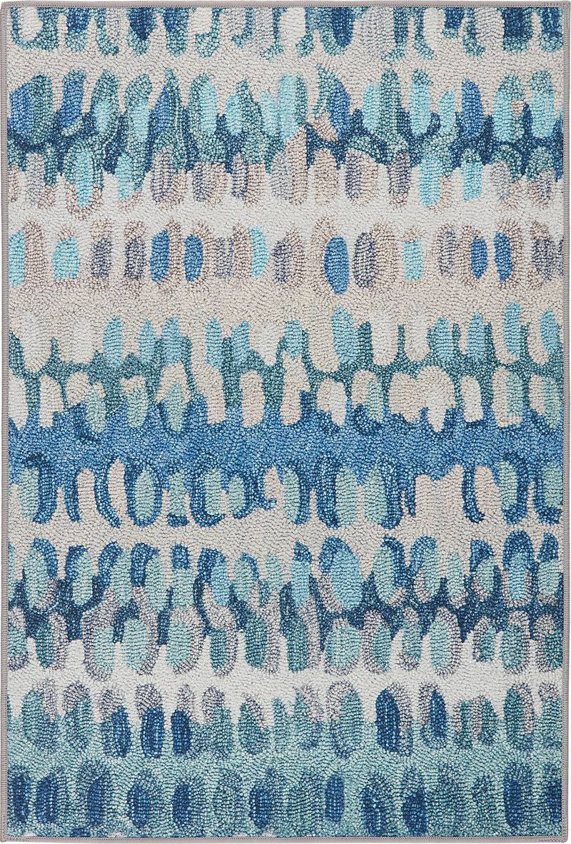 Dash and Albert Rugs 108 Blue