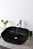 Living and Home Rectangular Ceramic Countertop Basin
