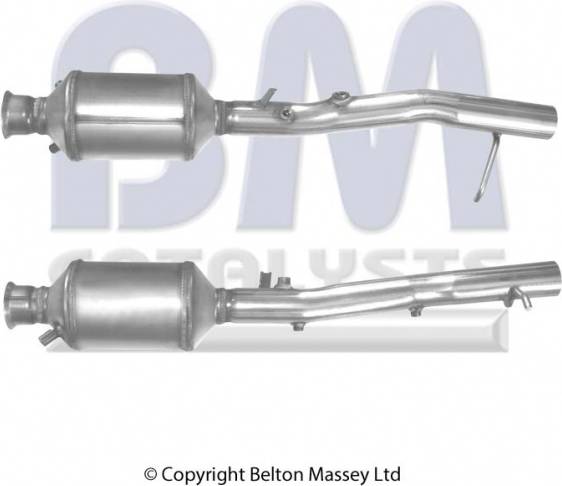BM CATALYSTS Partikelfilter Höger Land Rover Range Rover 3.6 TDV8 04.2006-08.2012