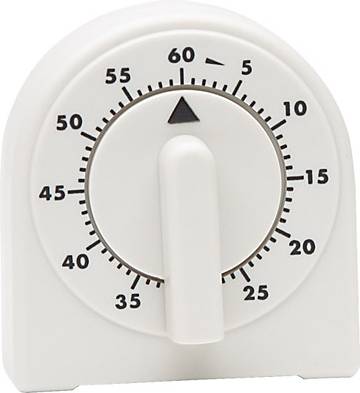 KitchenCraft Craft Deluxe Half Round Kitchen Timer