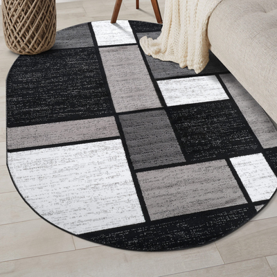 World Rug Gallery Contemporary Red, Multicolor