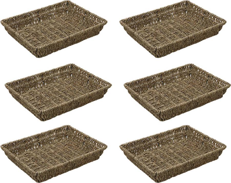 Seagrass Rectangular Storage Tray