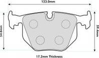 FERODO DS3000 Brake Pads Rear Pad