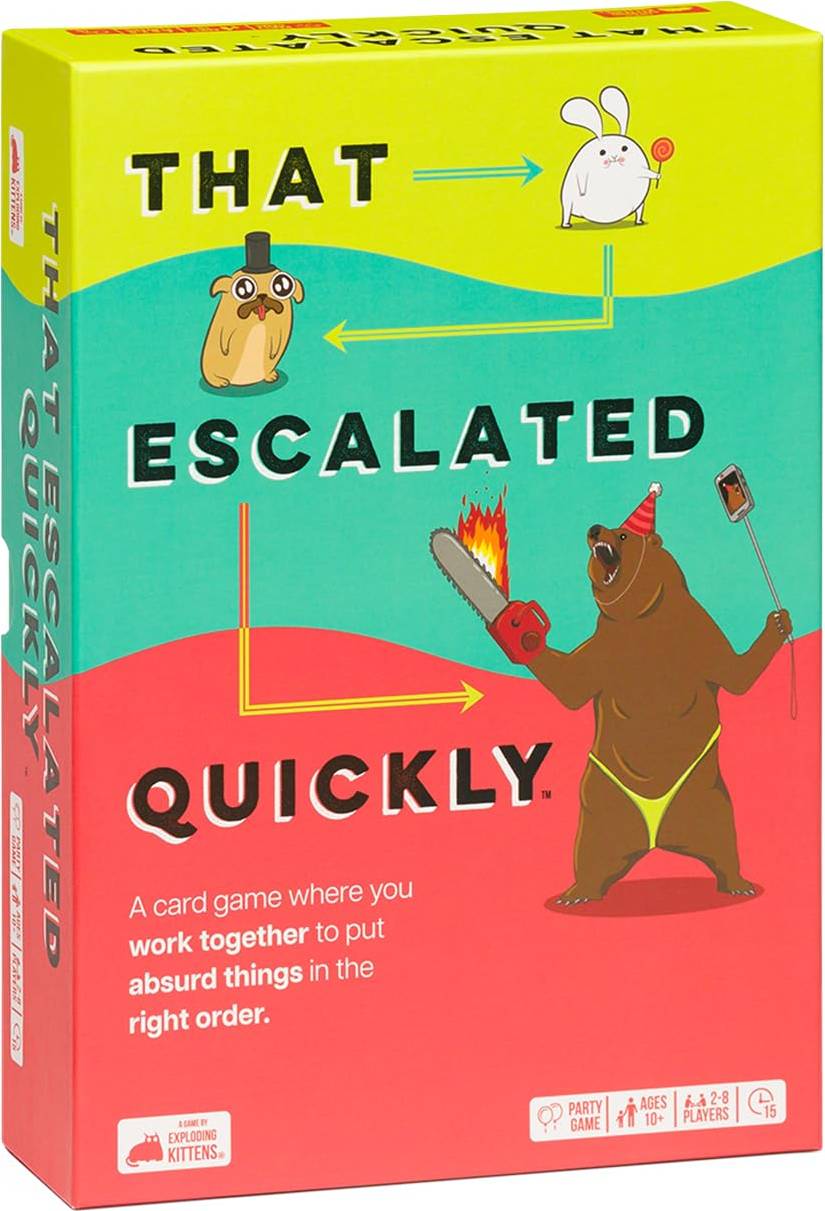 Exploding Kittens That Escalated Quickly Party Game