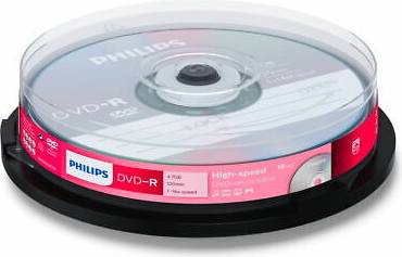 Philips DVD-R 16x 10 Pack Spindle