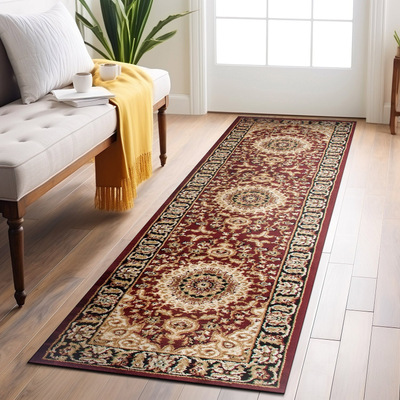 World Rug Gallery Traditional Red