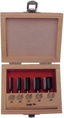 Router bit set Zoro Select Router Bit Set,5 Pc