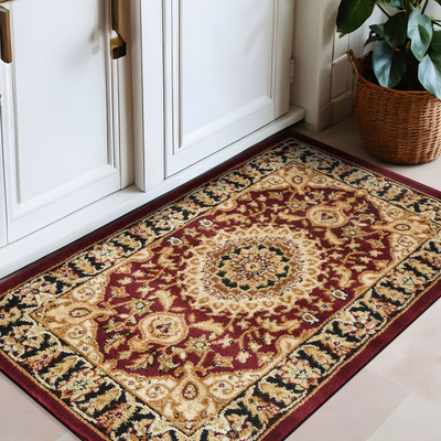 World Rug Gallery Traditional Red