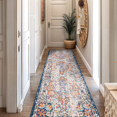 Main Street Rugs The Curated Nomad Sunset Distressed Multicolor