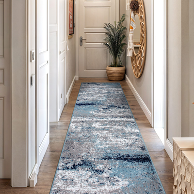 World Rug Gallery Distressed Blue