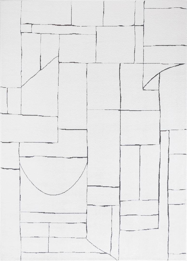 Surya Anthracite/Cream Rug cm