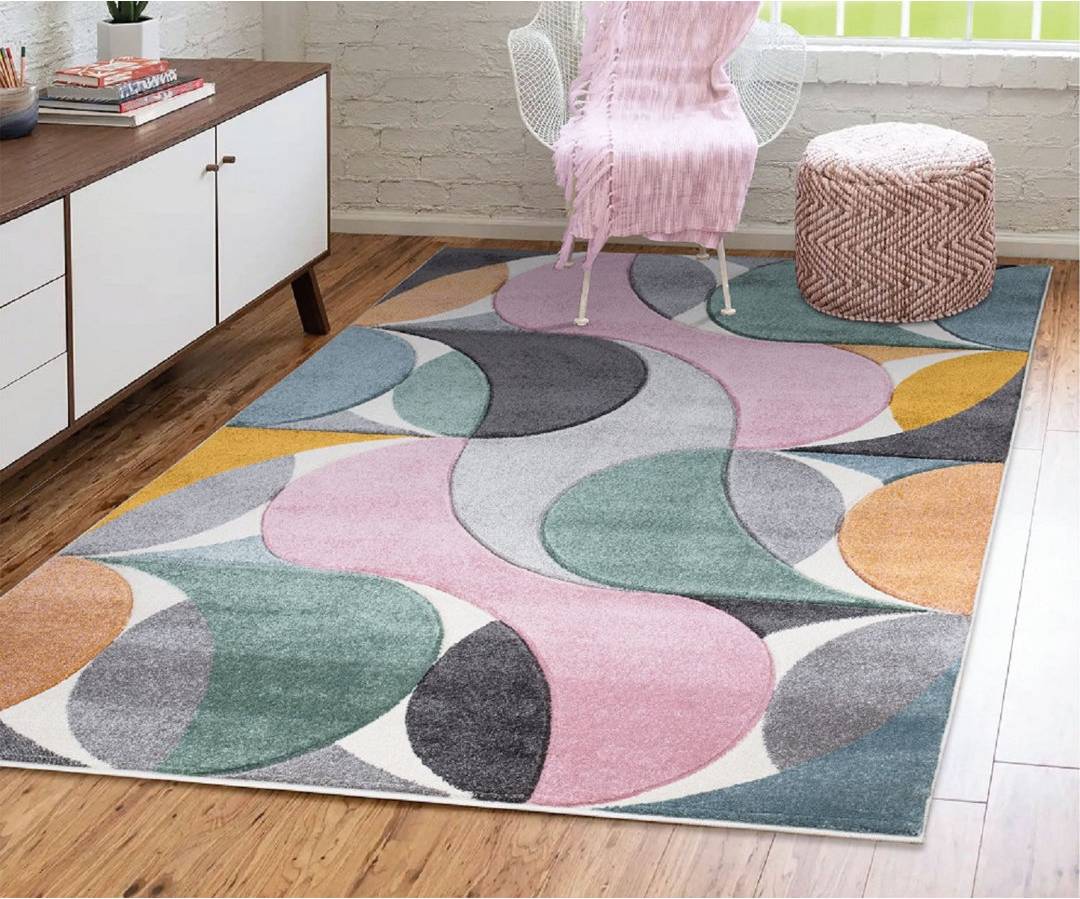 Ivy Bronx Kenzo Geometric Abstract Pattern cm