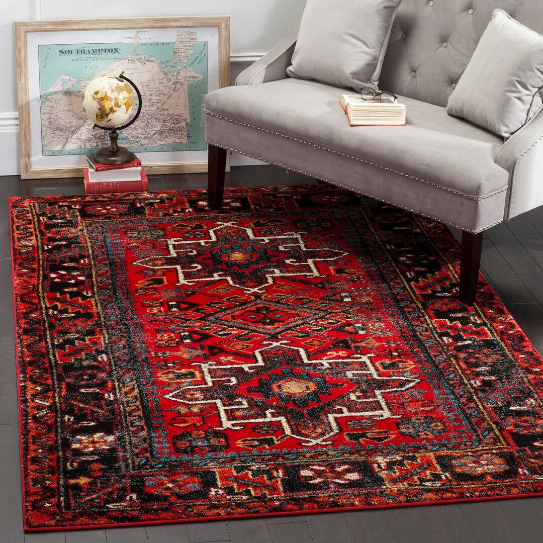 Langley Street Hamadan Rug Red