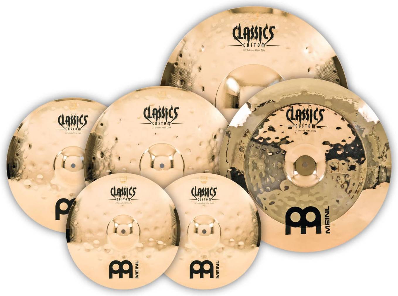 Meinl Custom Extreme Metal Expanded Cymbal Set