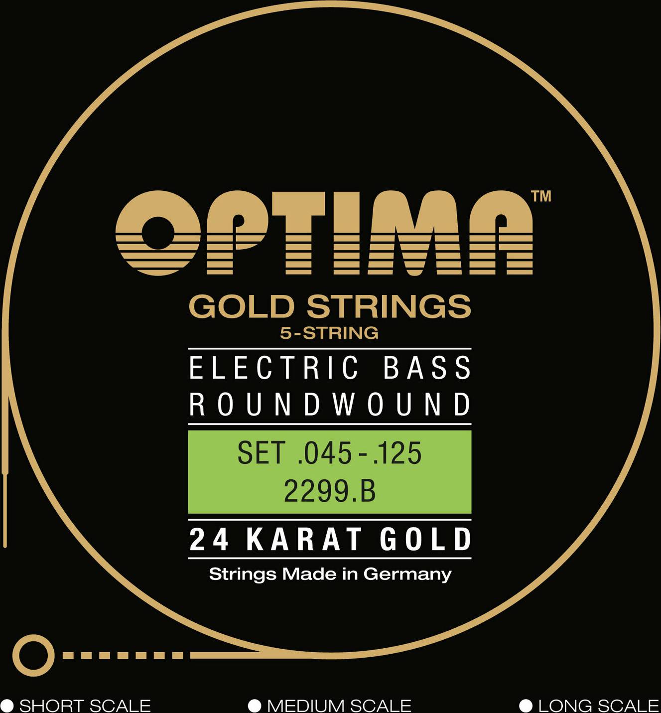 Optima E-Bass Strings Gold Strings Set